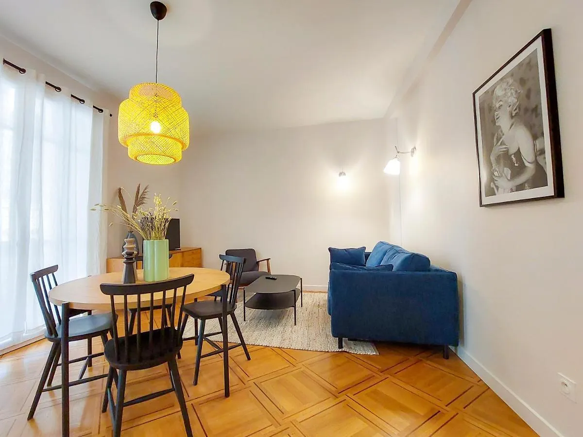 Bh - Chez Marylin - Lux 2 Pers. Wifi. Clim. Central Apartment Nice
